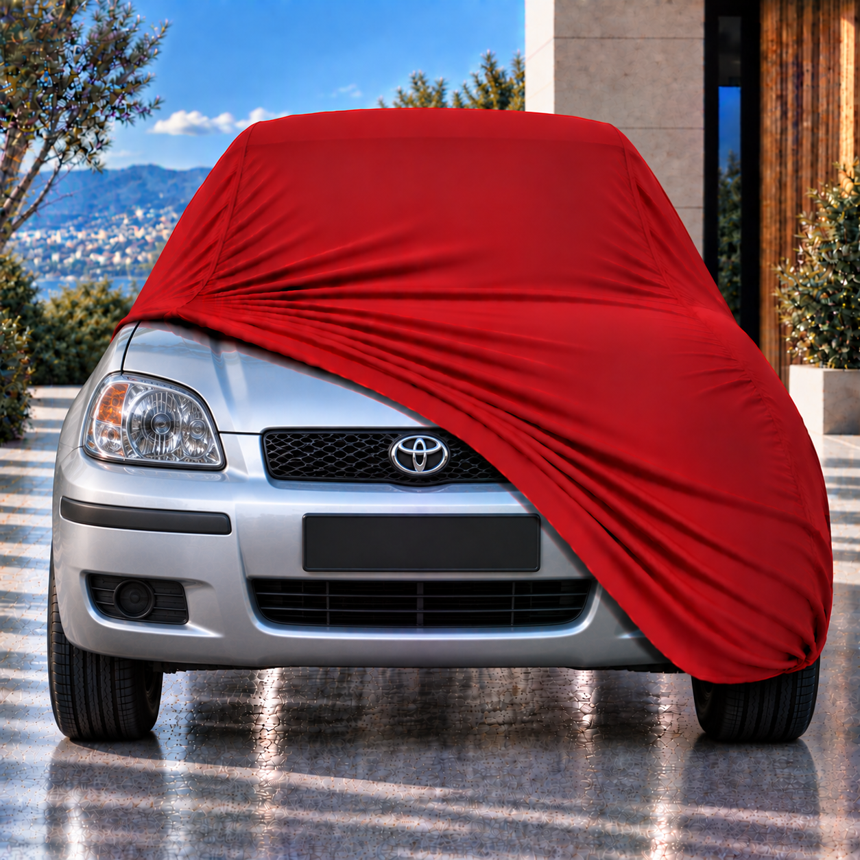 Toyota Yaris 1999-2005 Araba Brandası Yazlık Kumaş Oto Branda – Araca Özel Uyum