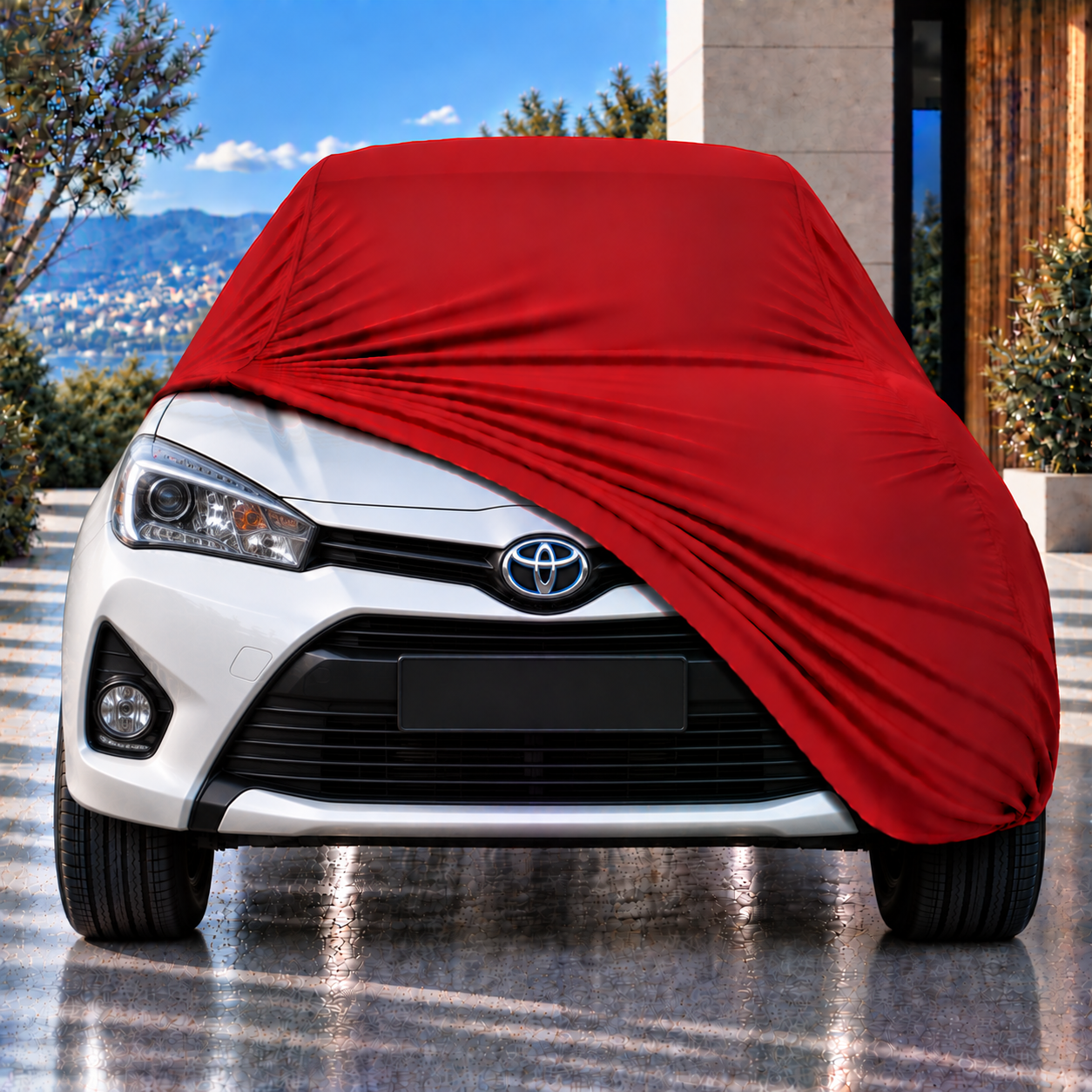 Toyota Yaris 2011-2020 Araba Brandası Yazlık Kumaş Oto Branda – Araca Özel Uyum