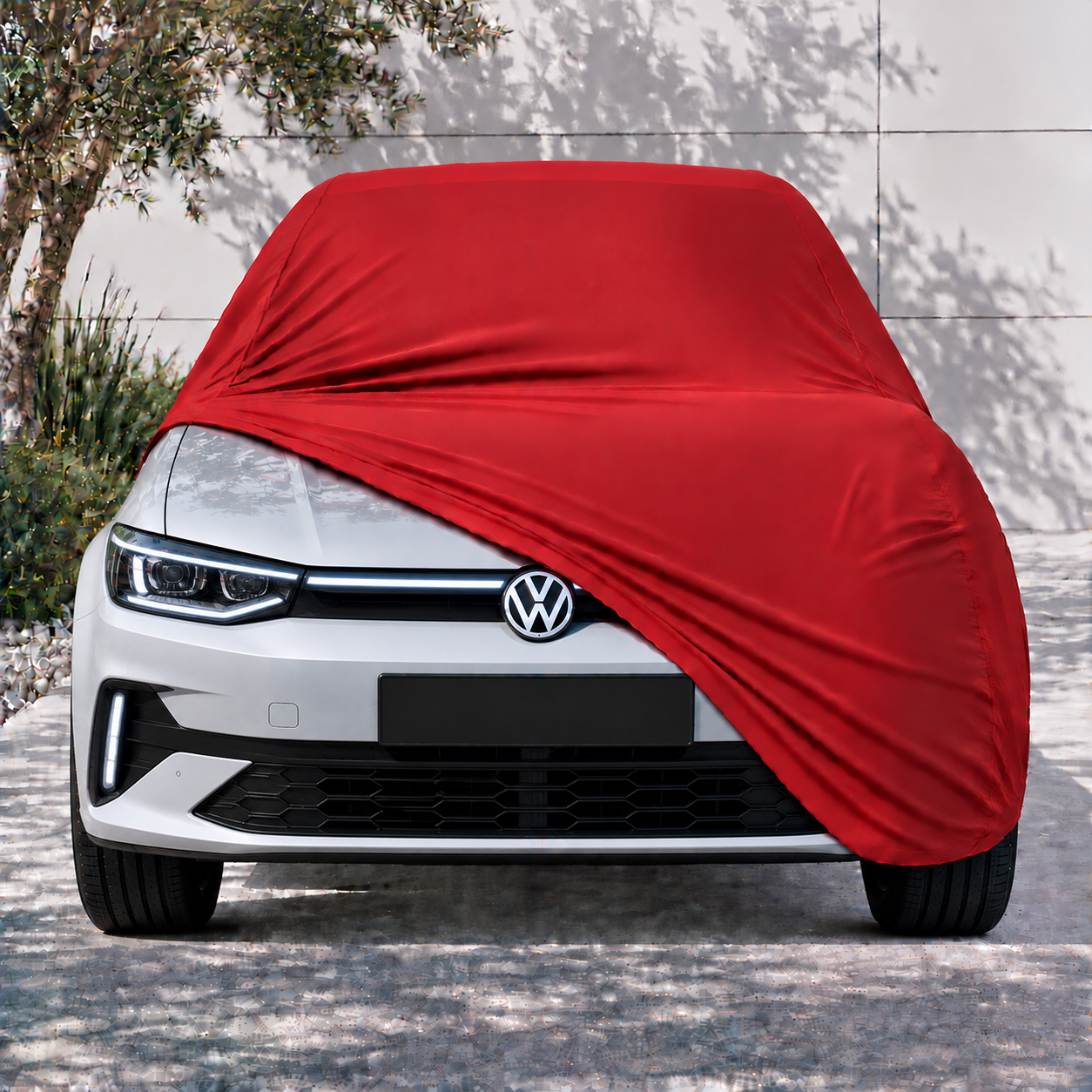 Volkswagen ID Polo 2026-Günümüz Araba Brandası Yazlık Kumaş Oto Branda – Araca Özel Uyum