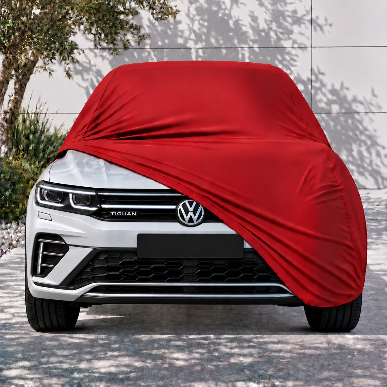 Volkswagen Tiguan 2024-Günümüz Araba Brandası Yazlık Kumaş Oto Branda – Araca Özel Uyum