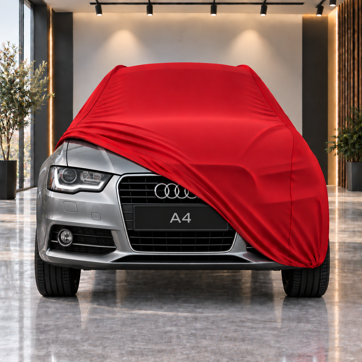Audi A4 2007-2015 Araba Brandası Yazlık Kumaş Oto Branda – Araca Özel Uyum
