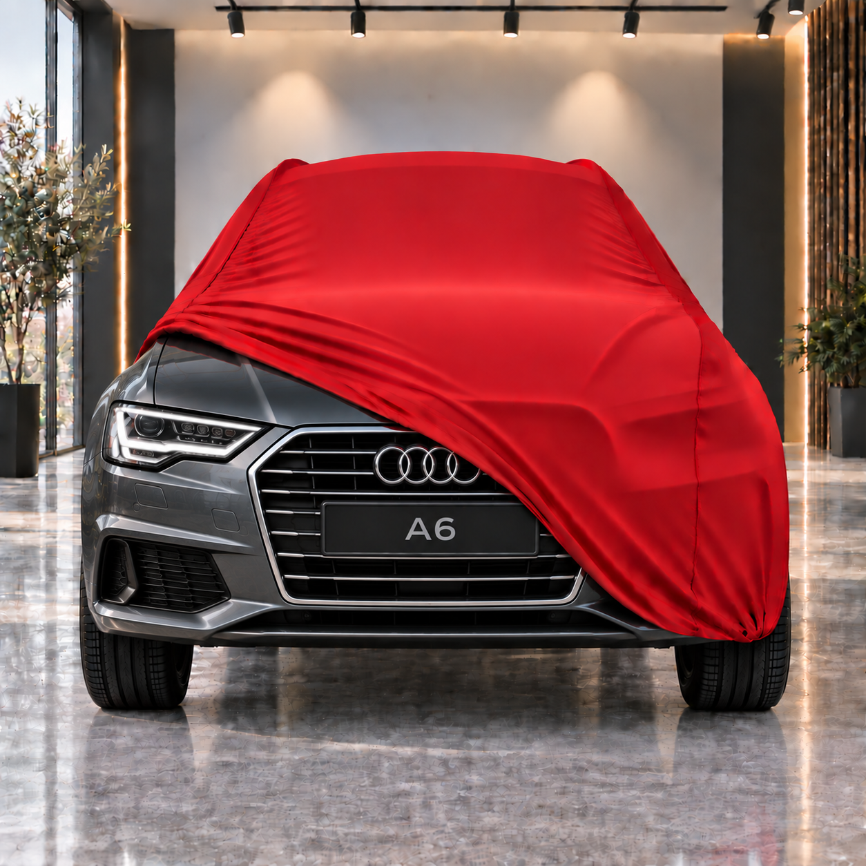 Audi A6 2018-2025 Araba Brandası Yazlık Kumaş Oto Branda – Araca Özel Uyum