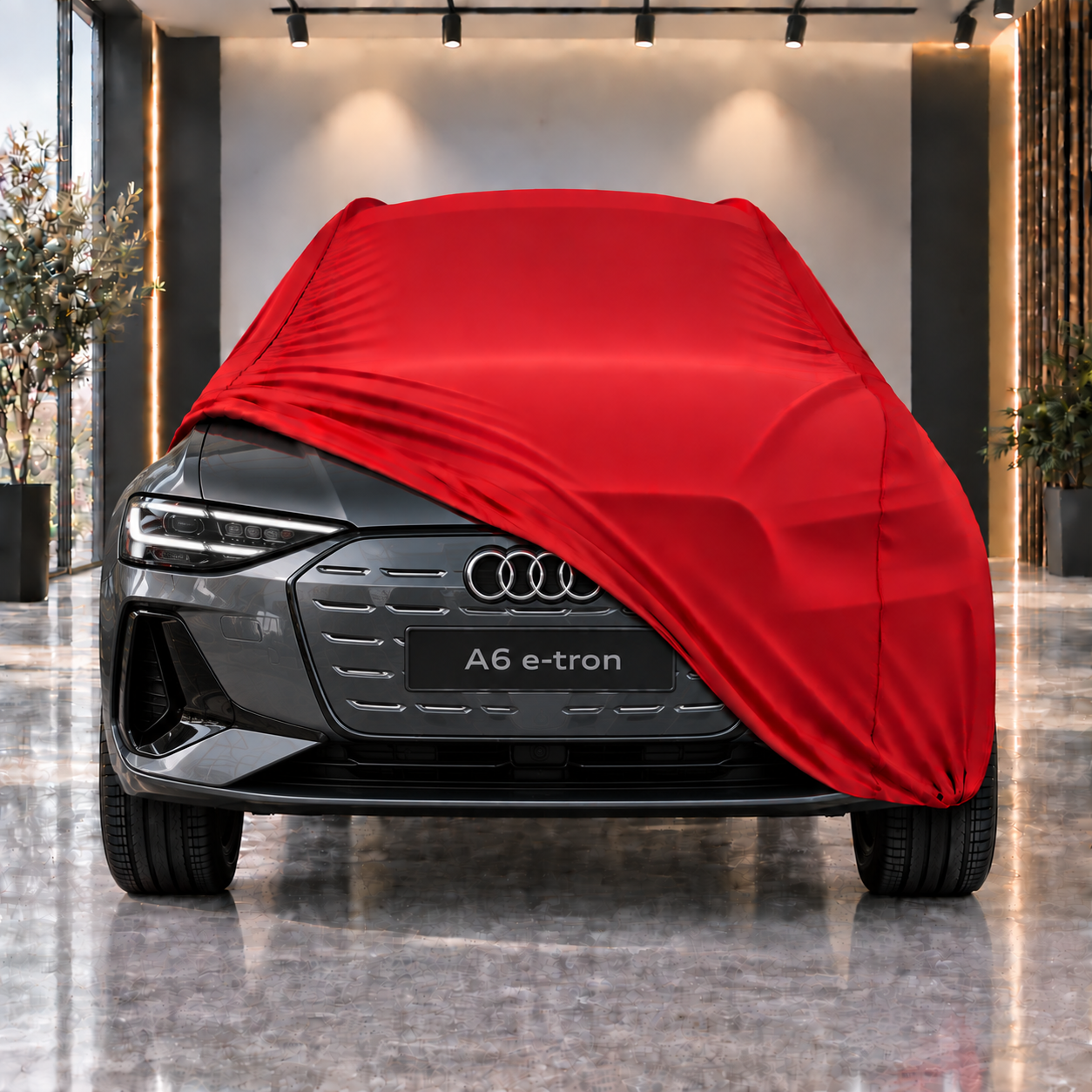 Audi A6 e-tron 2024-Günümüz Araba Brandası Yazlık Kumaş Oto Branda – Araca Özel Uyum