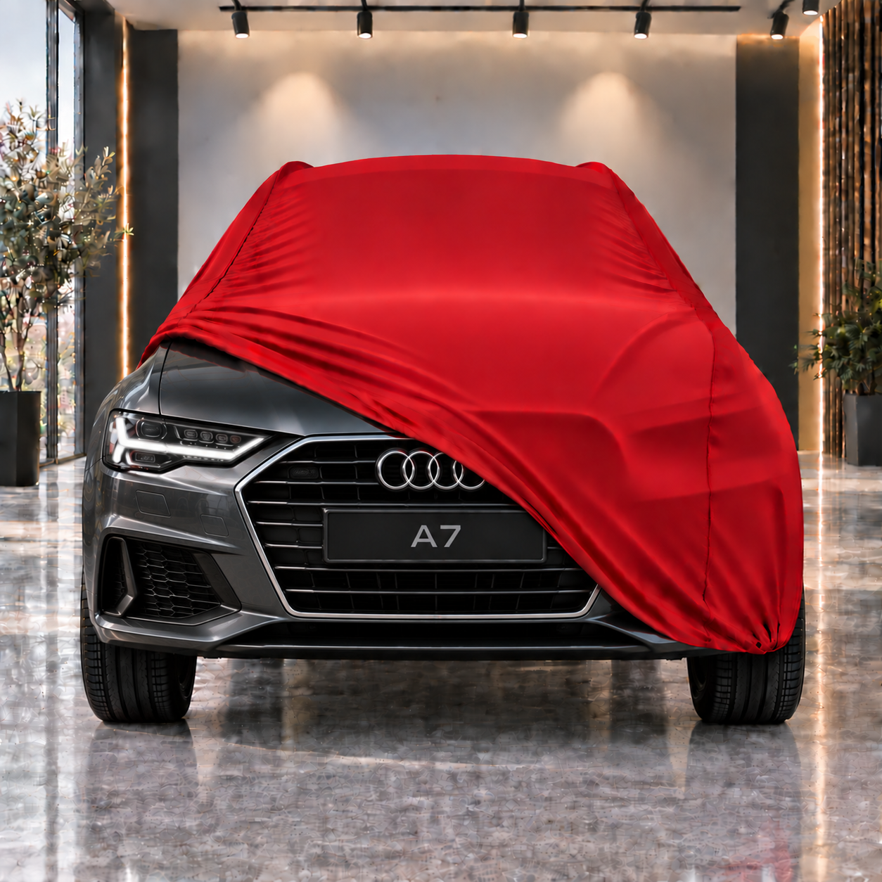 Audi A7 Sportback 2018-2025 Araba Brandası Yazlık Kumaş Oto Branda – Araca Özel Uyum