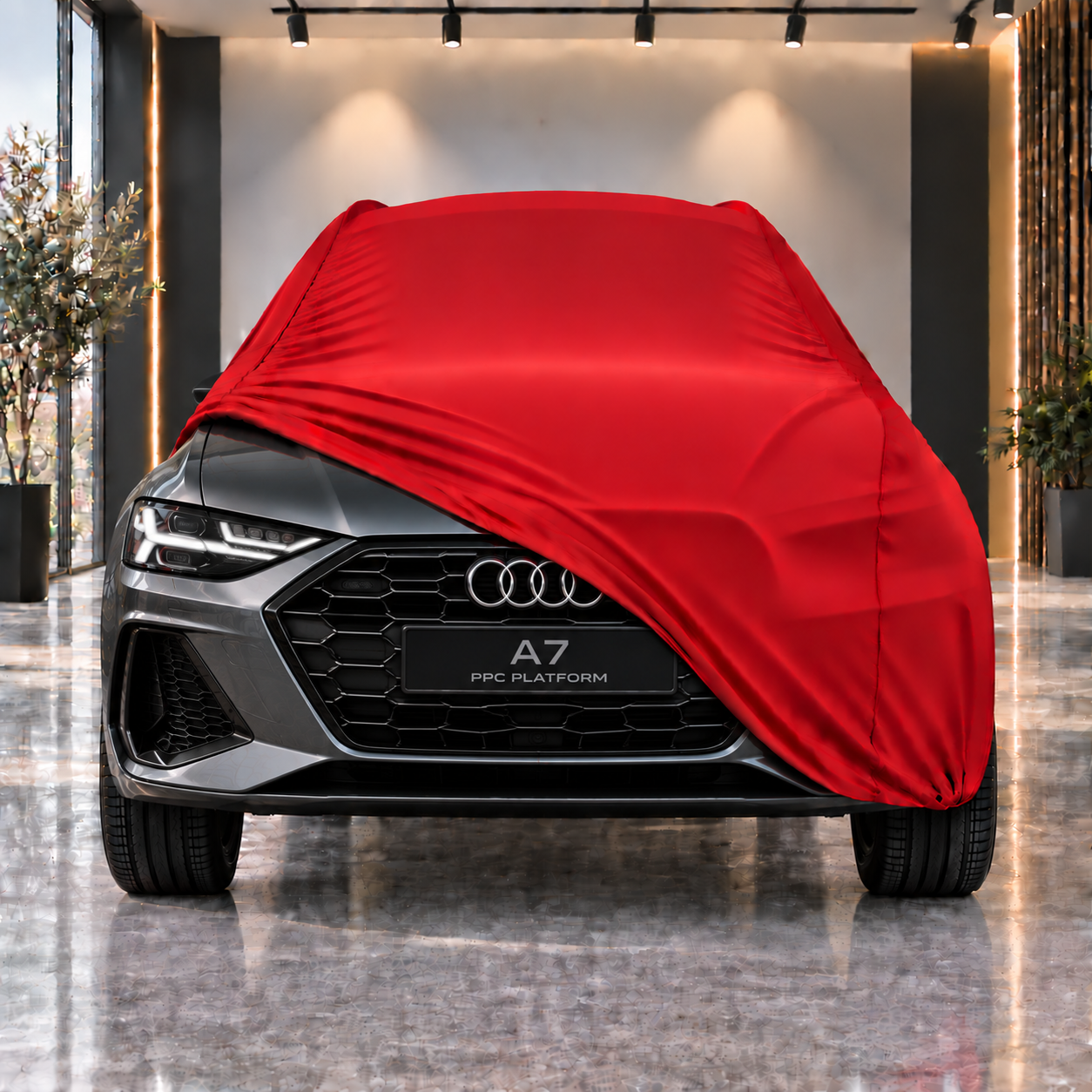 Audi A7 2025-Günümüz Araba Brandası Yazlık Kumaş Oto Branda – Araca Özel Uyum