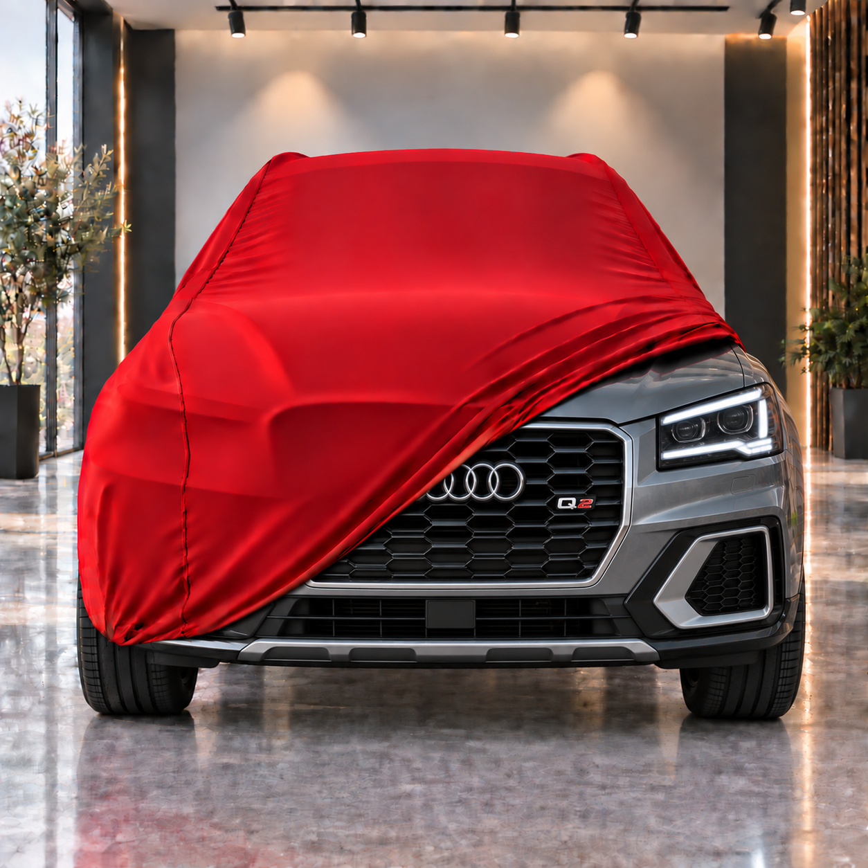 Audi Q2 2016-Günümüz Araba Brandası Yazlık Kumaş Oto Branda – Araca Özel Uyum