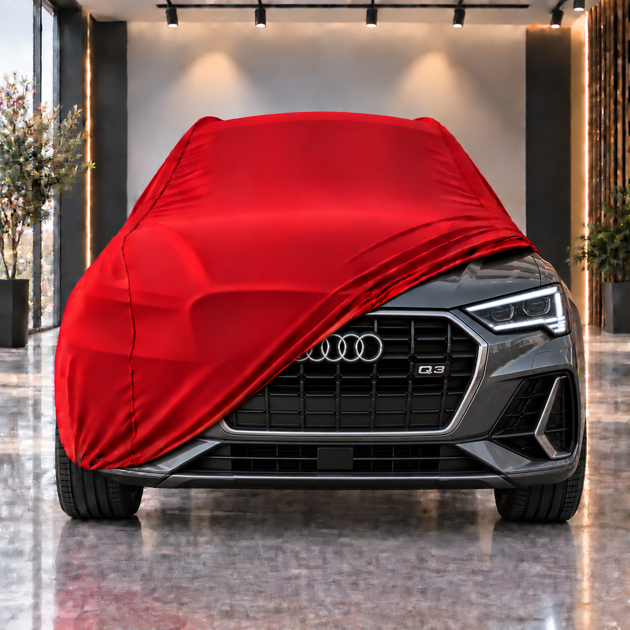 Audi Q3 2018-2025 Araba Brandası Yazlık Kumaş Oto Branda – Araca Özel Uyum