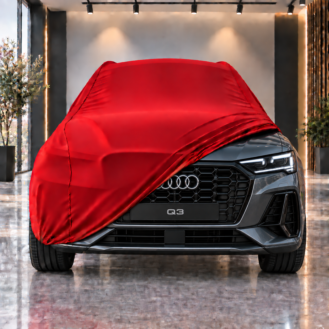 Audi Q3 2025-Günümüz Araba Brandası Yazlık Kumaş Oto Branda – Araca Özel Uyum
