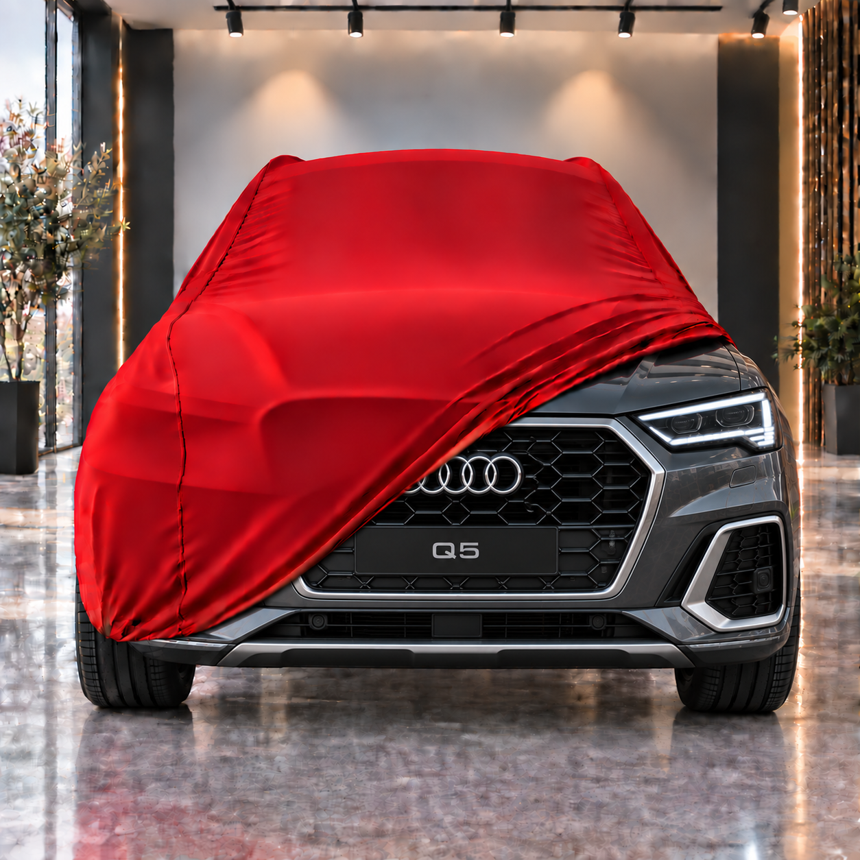 Audi Q5 2017-2025 Araba Brandası Yazlık Kumaş Oto Branda – Araca Özel Uyum