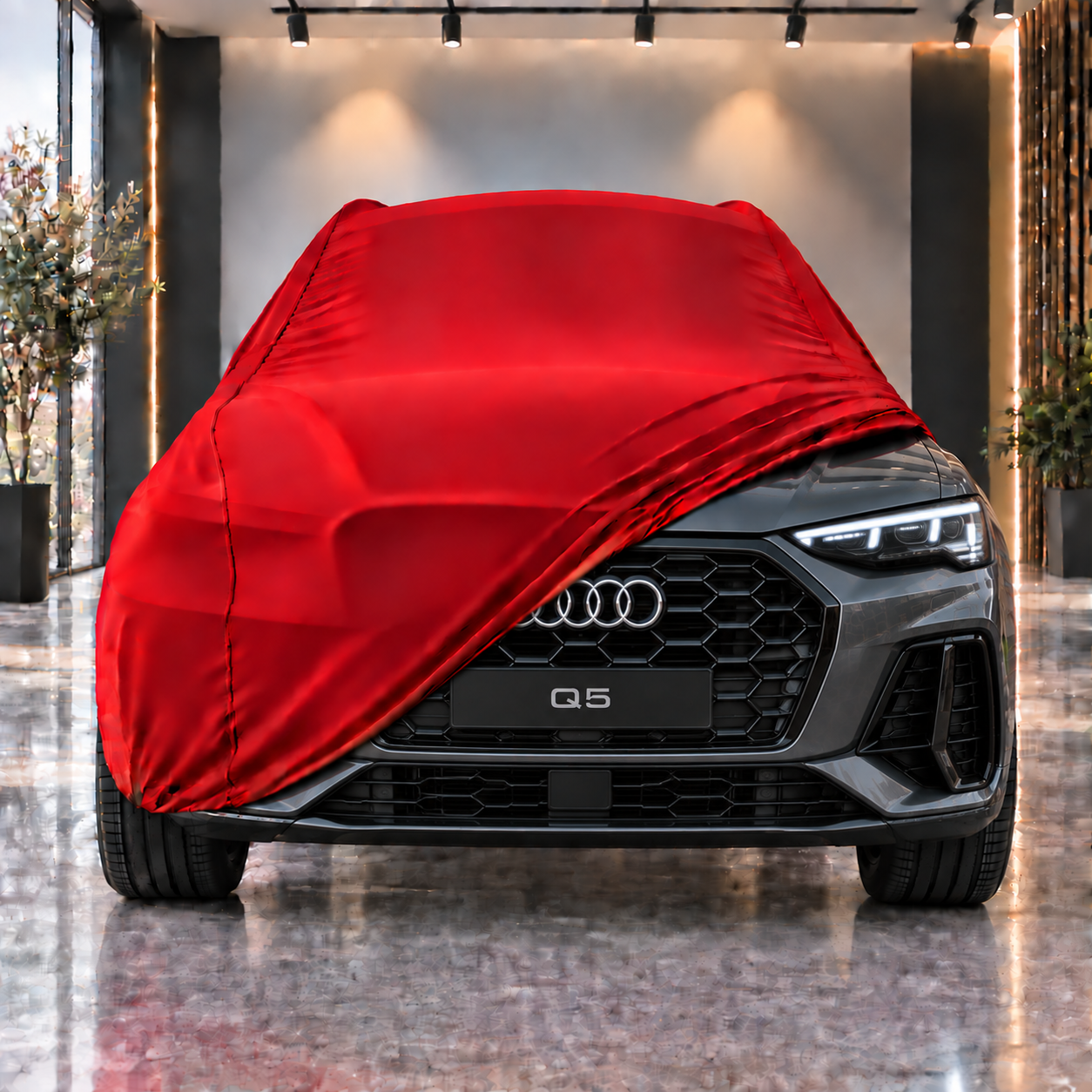Audi Q5 2025-Günümüz Araba Brandası Yazlık Kumaş Oto Branda – Araca Özel Uyum