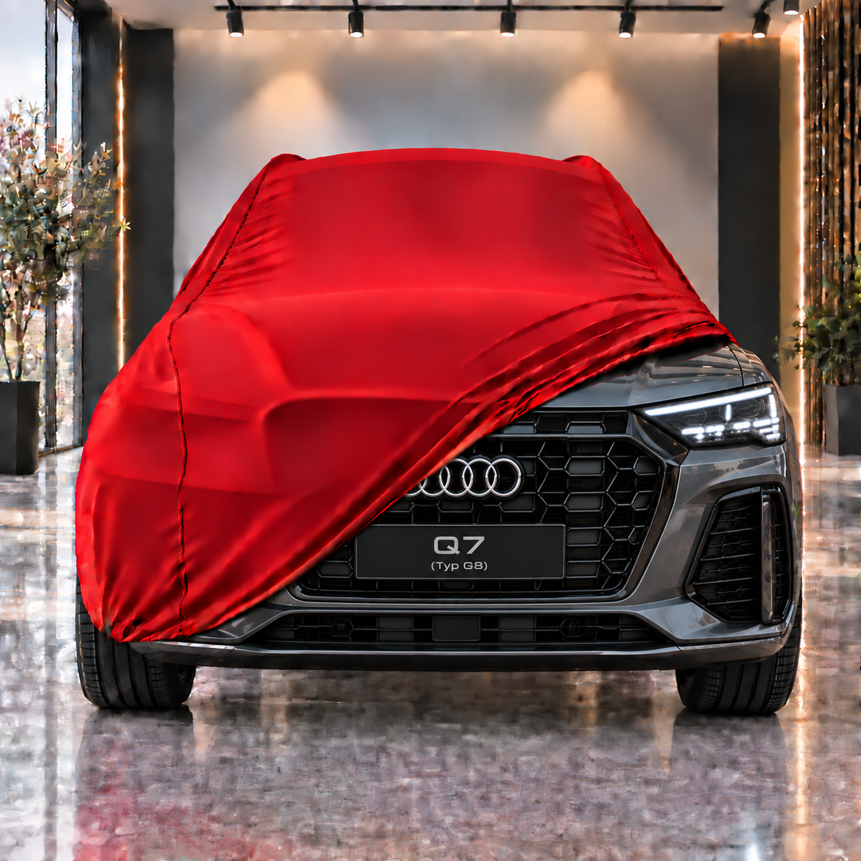 Audi Q7 2026-Günümüz Araba Brandası Yazlık Kumaş Oto Branda – Araca Özel Uyum