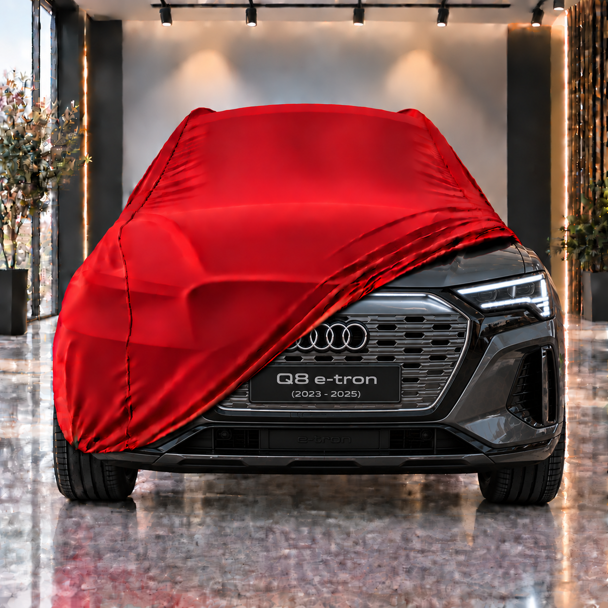 Audi Q8 e-tron 2023-2025 Araba Brandası Yazlık Kumaş Oto Branda – Araca Özel Uyum