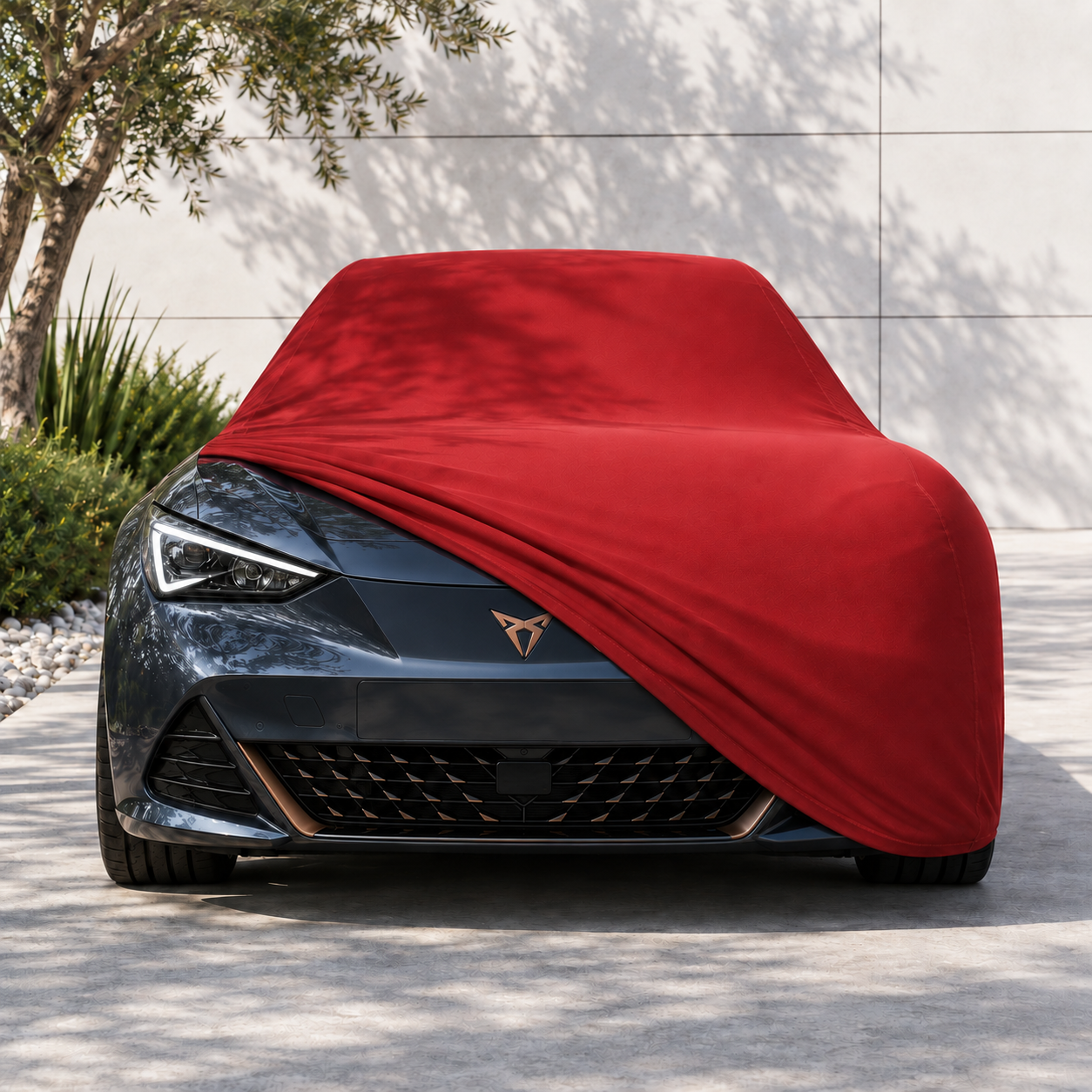 Cupra Born 2024-Günümüz Araba Brandası Yazlık Kumaş Oto Branda – Araca Özel Uyum