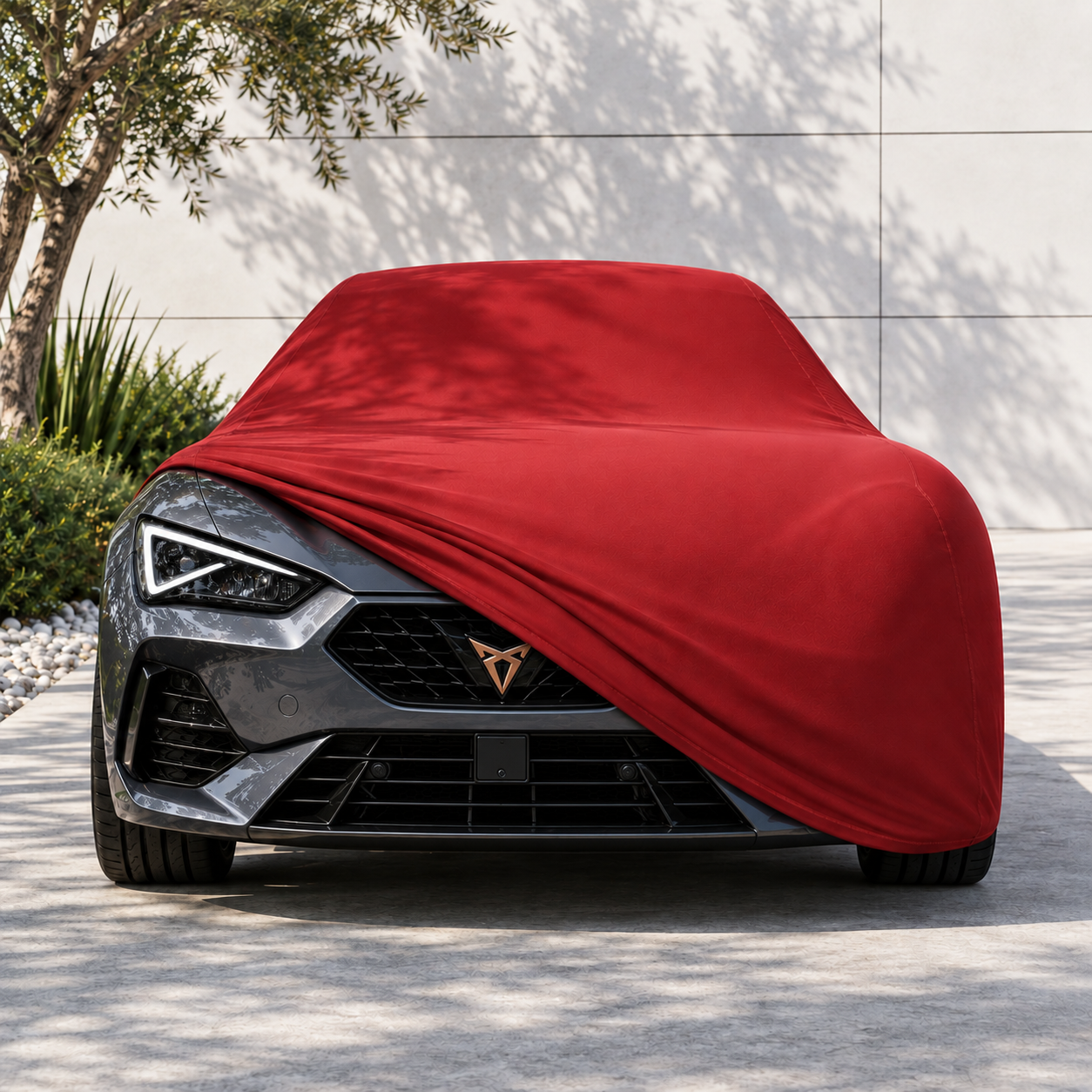 Cupra Leon 2024-Günümüz Araba Brandası Yazlık Kumaş Oto Branda – Araca Özel Uyum