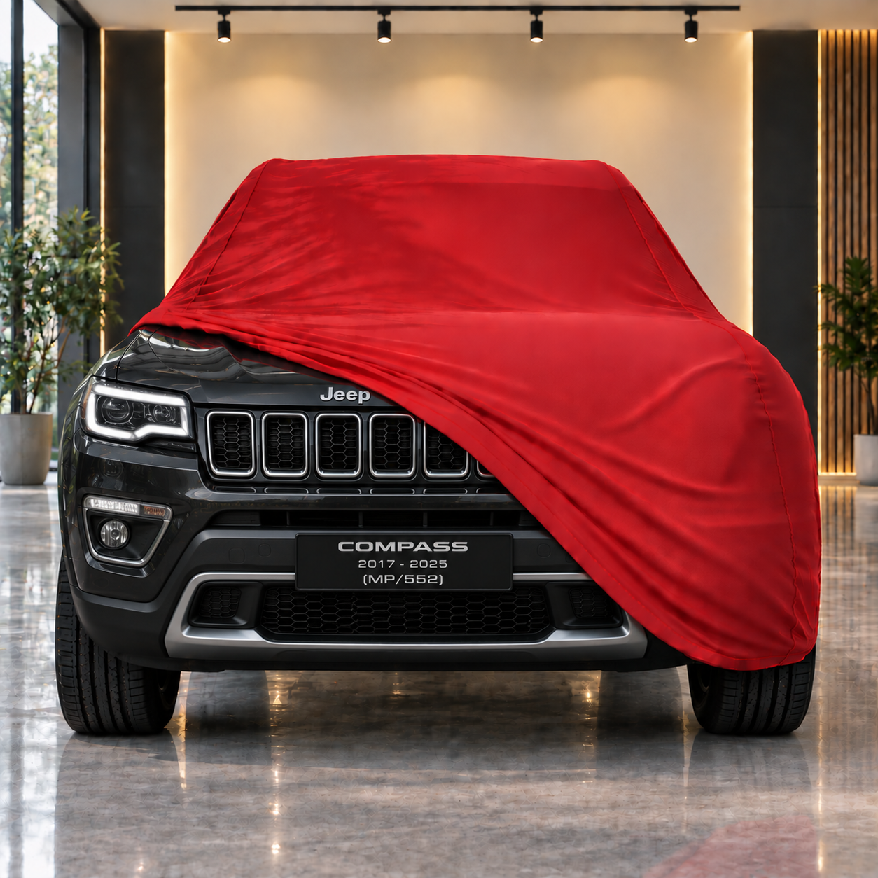 Jeep Compass 2017-2025 Araba Brandası Yazlık Kumaş Oto Branda – Araca Özel Uyum