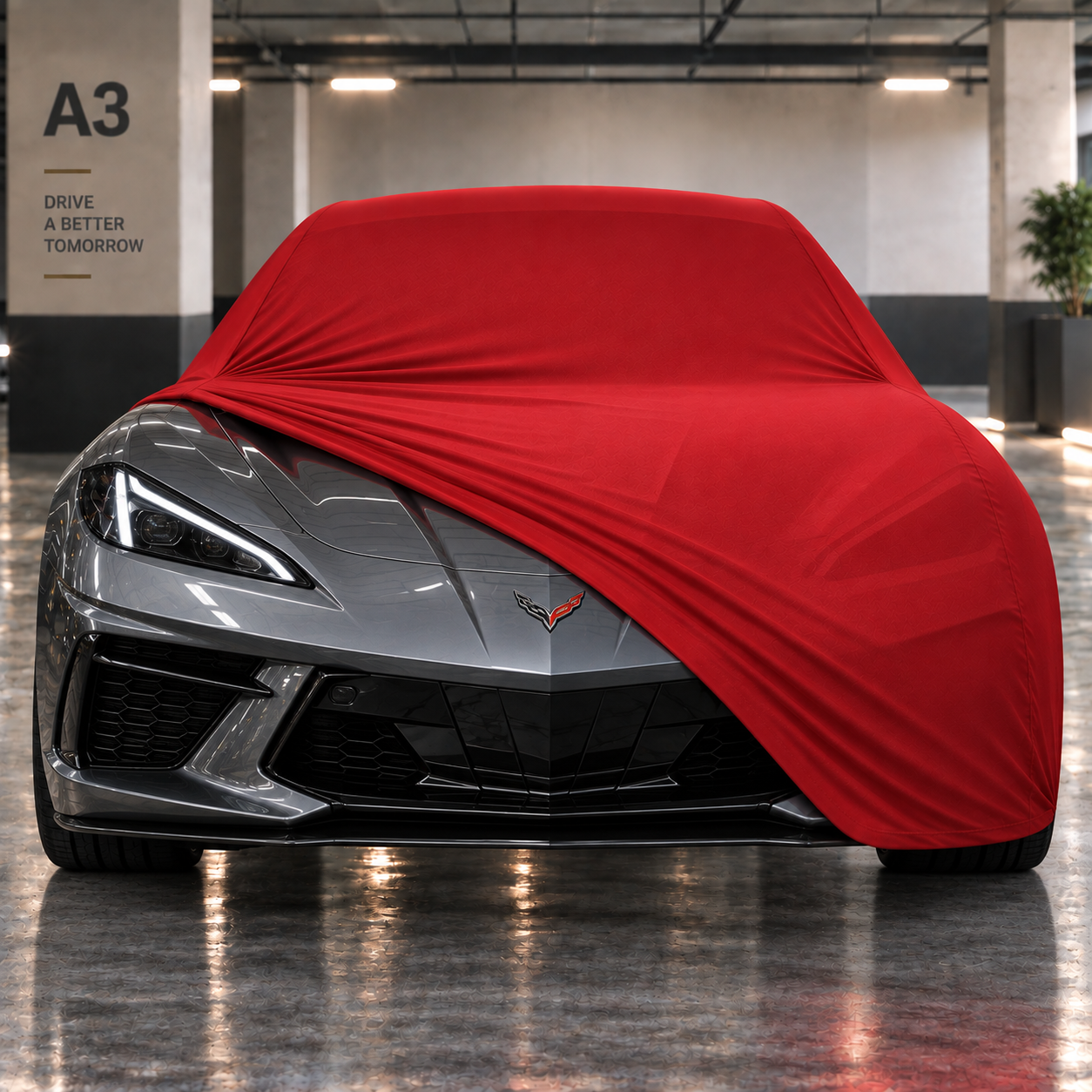 Chevrolet Corvette C8 2026-Günümüz Araba Brandası Yazlık Kumaş Oto Branda – Araca Özel Uyum