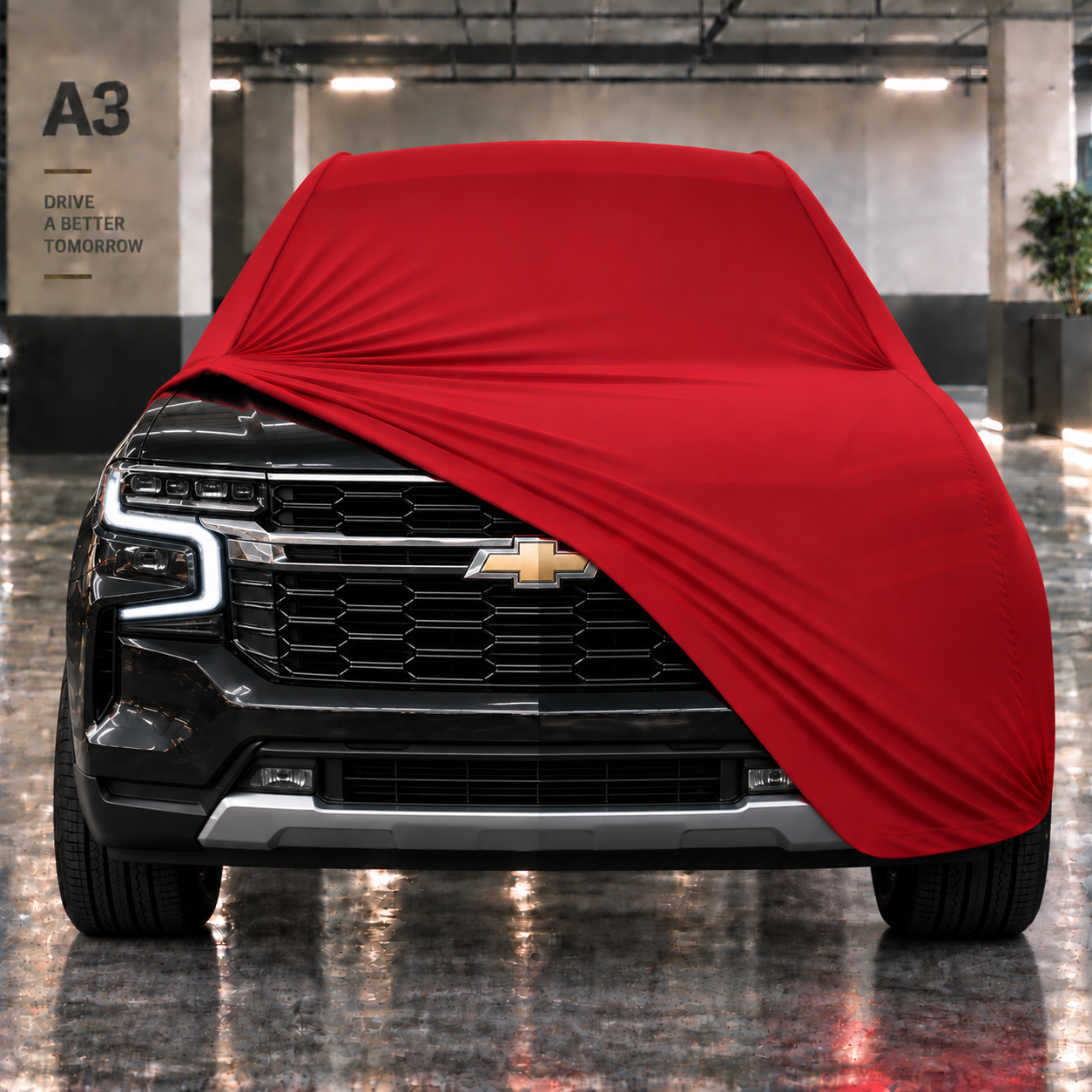 Chevrolet Tahoe 2026-Günümüz Araba Brandası Yazlık Kumaş Oto Branda – Araca Özel Uyum